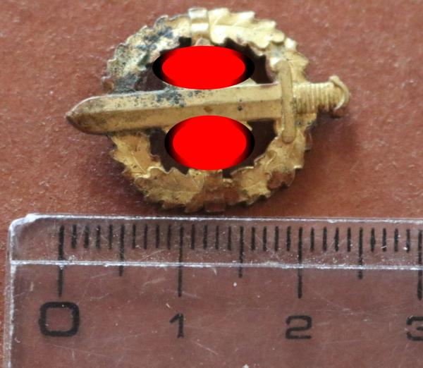 SA Sportabzeichen Miniatur defekt